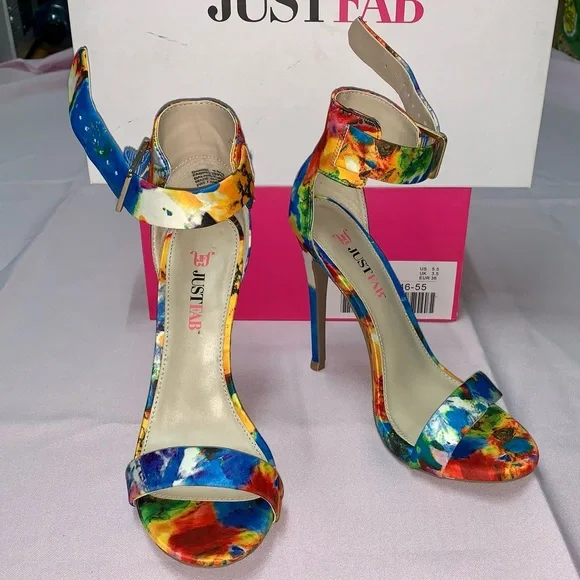 ‼️👠‼️BOGO 50% OFF Pretty multi colored high heels - Picture 13 of 15